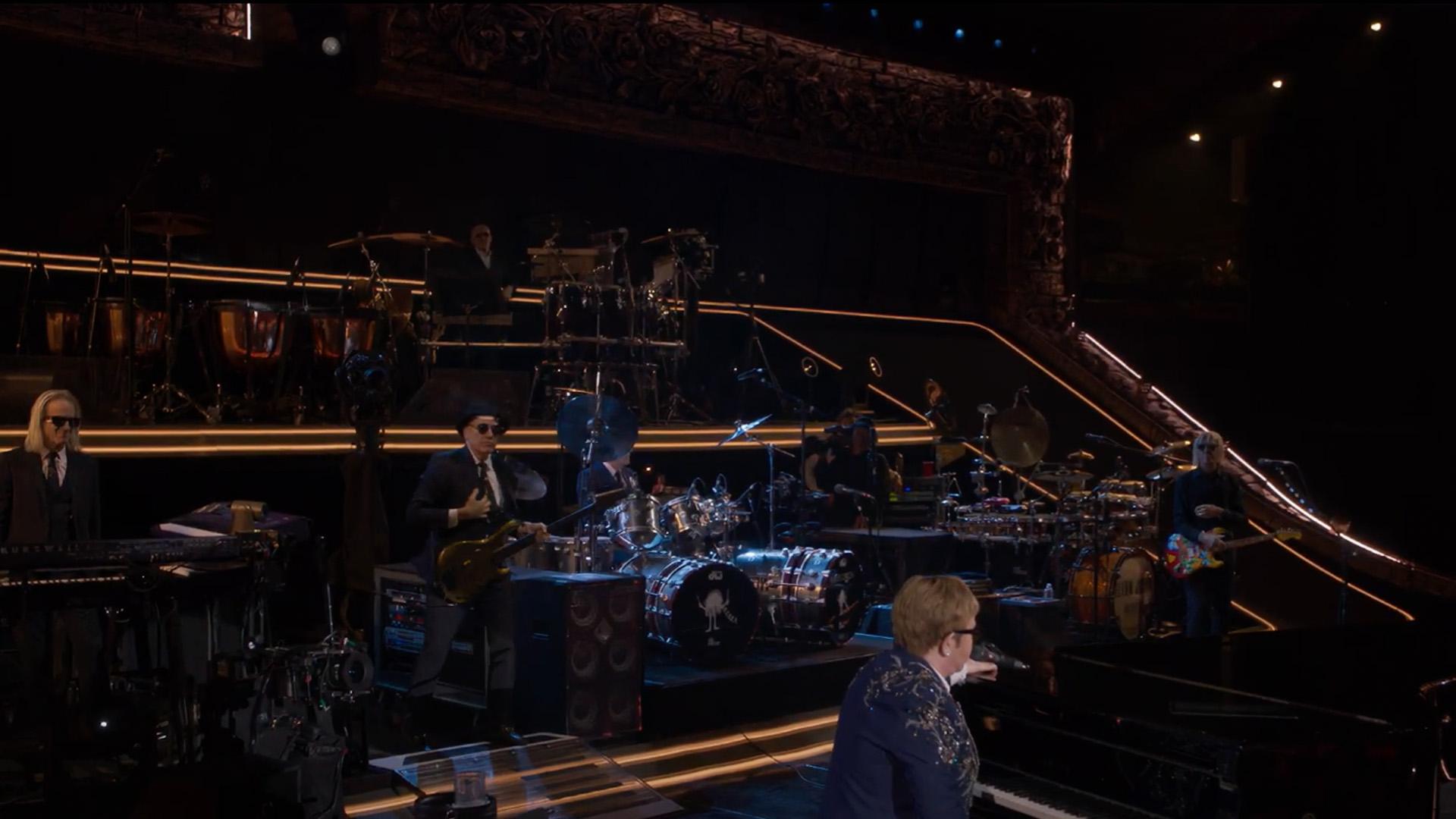 Matt with Elton John Live